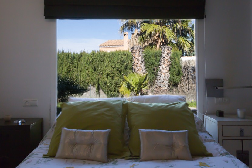 Master bedroom window  - 5 bed 3 bath villa Eliana