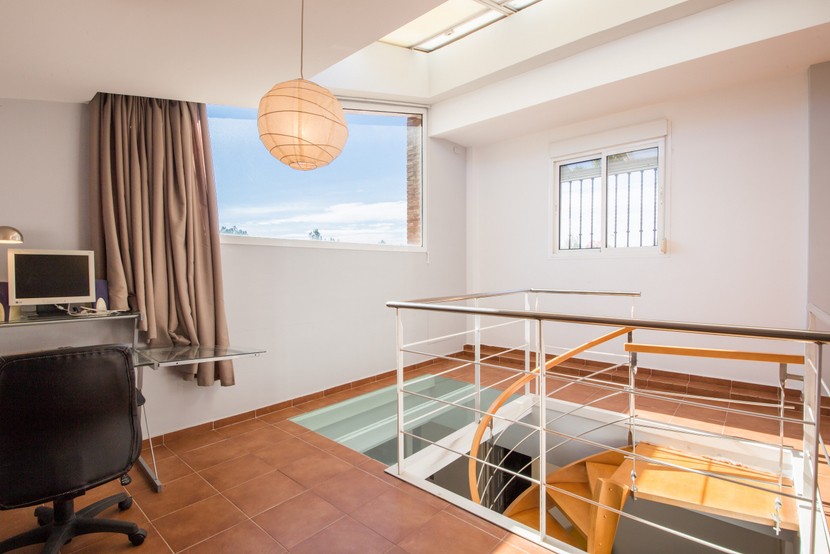 Glass floor upstairs  - 5 bed 3 bath villa Eliana